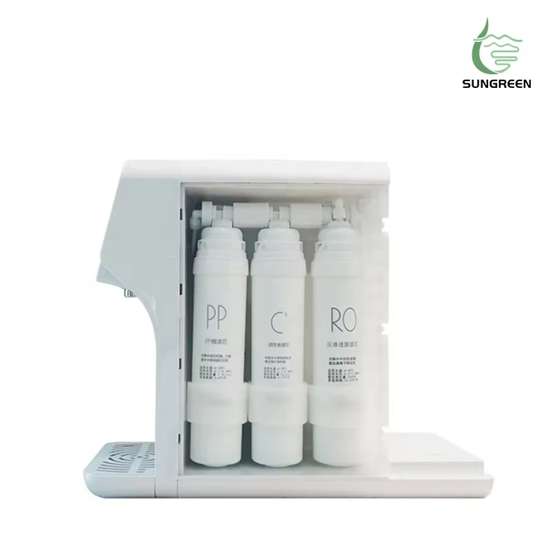 Hot Sale 75GPD TDS RO Water Purifier Instant Heating Free Installation Speed-Hot Desktop RO Water Dispenser for Household Hotel